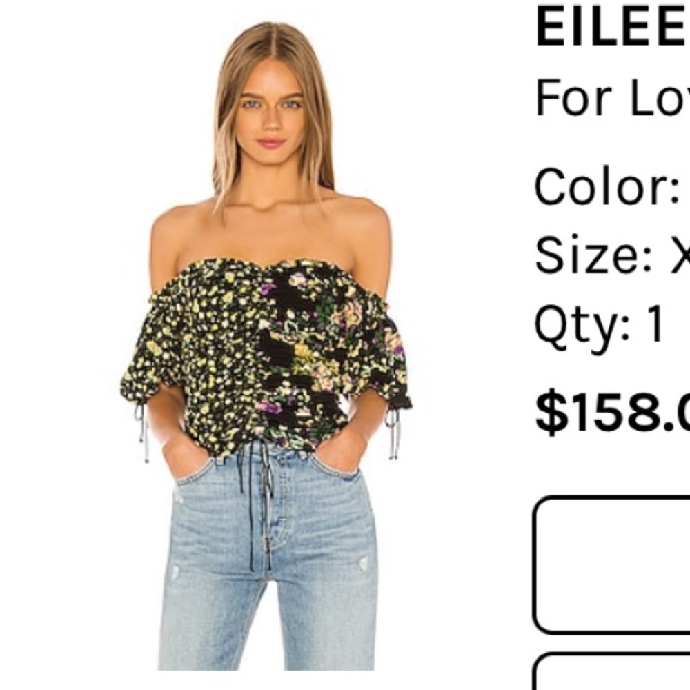 For love and lemons size x small top
